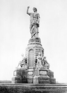 PLYMOUTH: MONUMENT, c1920. National Monument to the Forefathers in Plymouth, Massachusetts. Photograph, c1920.