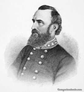 STONEWALL JACKSON (1824-1863). Thomas Jonathan 'Stonewall' Jackson. American Confederate general. Line and stipple engraving, 19th century.
